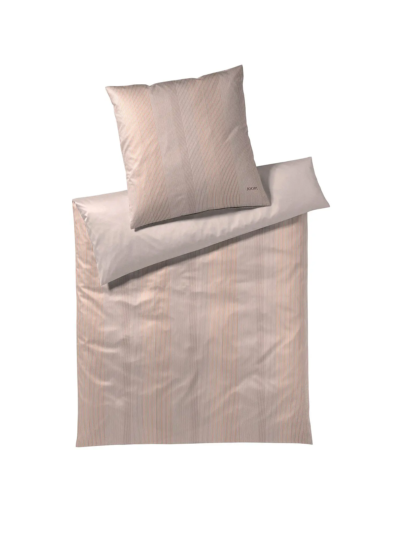 JOOP | Satin Bettwäsche 140x200cm GROOVE Orange | 